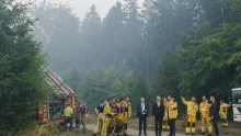 Még nem sikerült eloltani a hatalmas belgiumi erdőtüzet