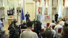 Magyar Péter a nemzeti összefogás fontosságáról beszélt a válsághelyzetben