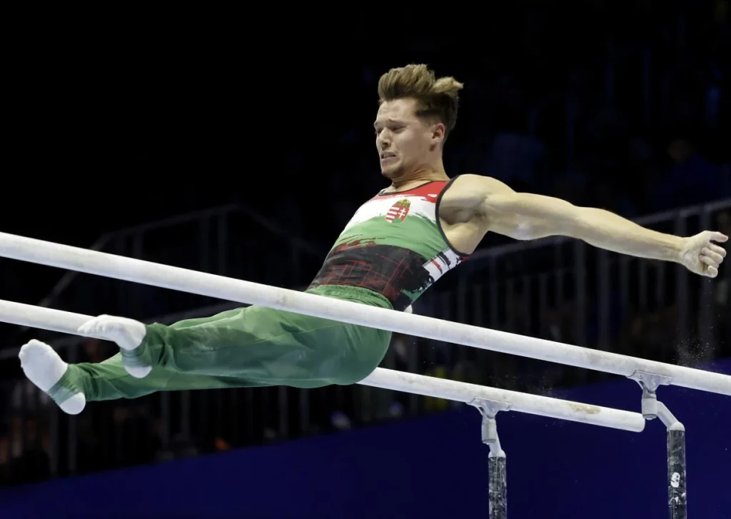 Mészáros Krisztofer hetedik lett korláton a zágrábi torna Európa-bajnokságon