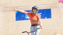 Európa-bajnoki címet szerzett Molnár Noémi BMX freestyle-ban
