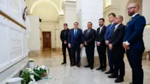 A Real Madrid képviselői megkoszorúzták Puskás Ferenc sírját