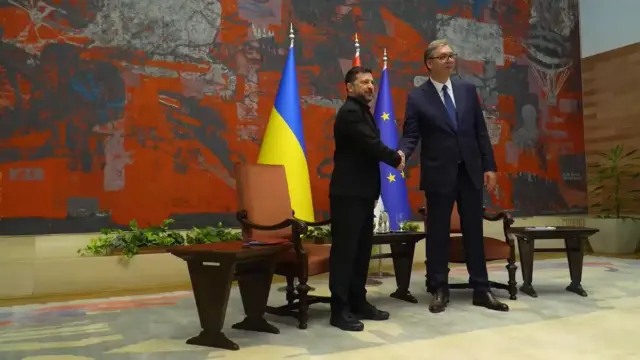 Ukrajna és Szerbia infrastrukturális együttműködéséről tárgyalt Volodimir Zelenszkij és Aleksandar Vučić