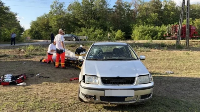 Rendőrök élesztették újra a menekülés közben balesetet szenvedett sofőrt