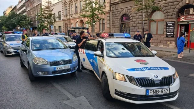 Tizenhét embert fogtak el a rendőrségi akcióban a VII. kerületben