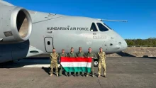 Külföldön debütált a Magyar Honvédség KC-390-es szállítórepülőgépe