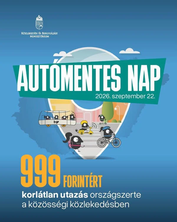 Kedvezményes utazás és ingyenes kerékpárszállítás az Európai Mobilitási Héten
