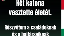 Két katona is elhunyt szolgálatteljesítés közben a Magyar Honvédségnél