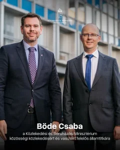 Böde Csabát kérte fel államtitkárnak Vitézy Dávid a közlekedési tárcához