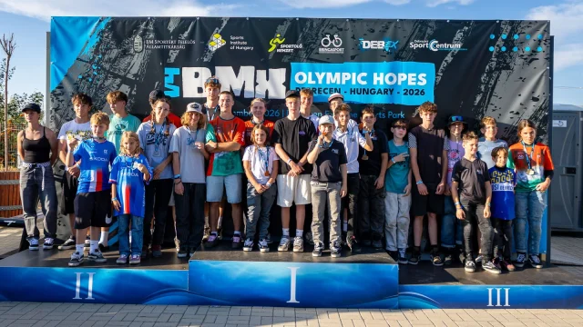 Debrecenben rendezték meg az első V4 BMX Olimpiai Reménységek versenyét