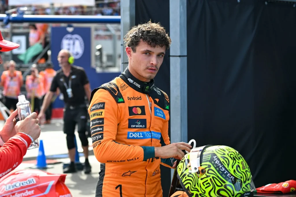 Lando Norris nyerte a Forma-1-es Spanyol Nagydíj időmérőjét Madridban