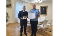 Tolna Vármegye Közbiztonságáért elismerést kapott a Bonyhádi Rendőrkapitányság vezetője