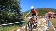 Három ezüstéremmel tért haza a siketek MTB Európa-kupájáról Földi Bence