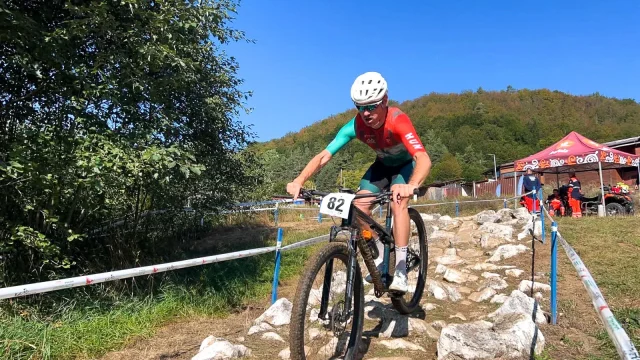 Három ezüstéremmel tért haza a siketek MTB Európa-kupájáról Földi Bence
