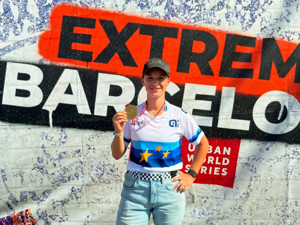 Molnár Noémi győzelmet aratott a barcelonai BMX Freestyle versenyen