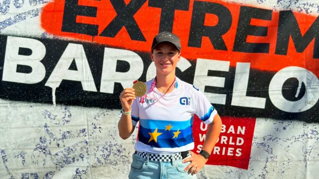 Molnár Noémi győzelmet aratott a barcelonai BMX Freestyle versenyen