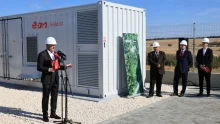 Akkumulátoros energiatárolót adott át az E.ON Püspökszilágyon