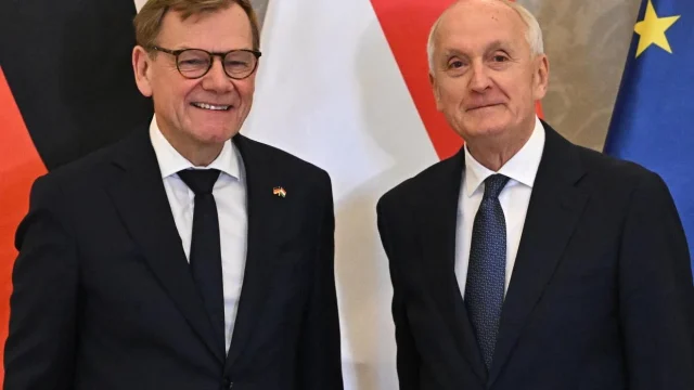Baka András köztársasági elnök fogadta a német szövetségi külügyminisztert