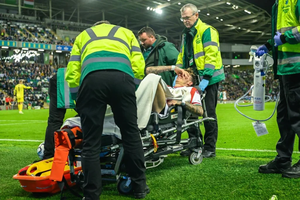 Bokazúzódást és rándulást szenvedett Bolla Bendegúz az északír-magyar mérkőzésen