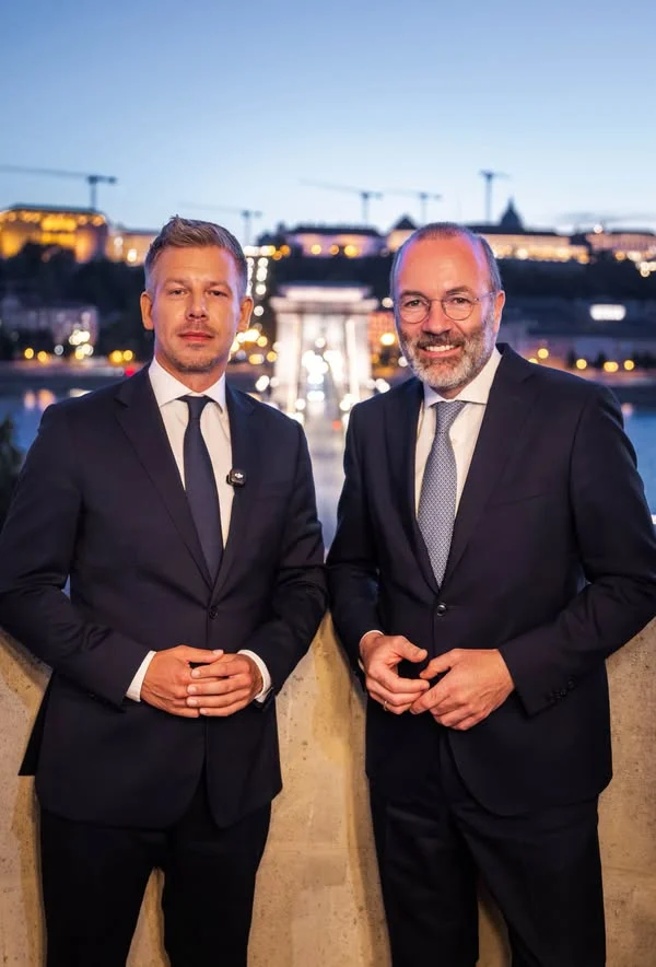 Manfred Weberrel és António Costával tárgyal Budapesten Magyar Péter