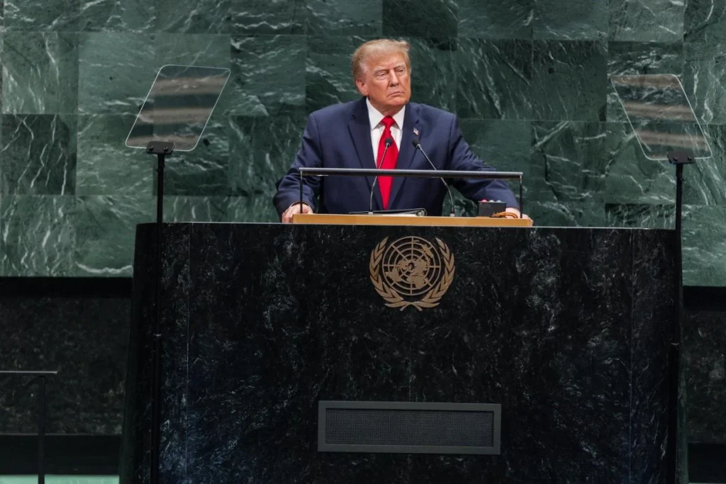 Donald Trump az ENSZ-közgyűlésen beszélt az Egyesült Államok eredményeiről