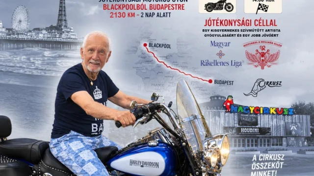 Guinness-rekordkísérlet: Blackpoolból motorozott Budapestre Endrész László
