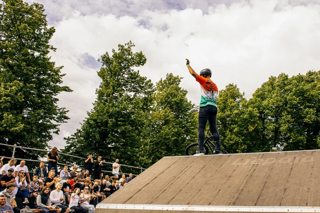 Negyedik helyen zárt Ujváry Zoltán a lettországi BMX Freestyle versenyen