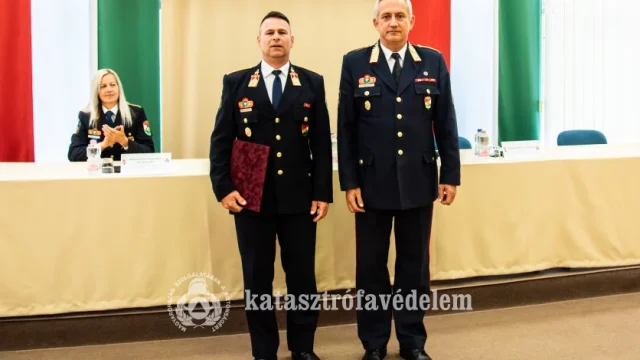 Juhász Károly tűzoltó alezredes lett a Pest Vármegyei Katasztrófavédelmi Igazgatóság új igazgatója