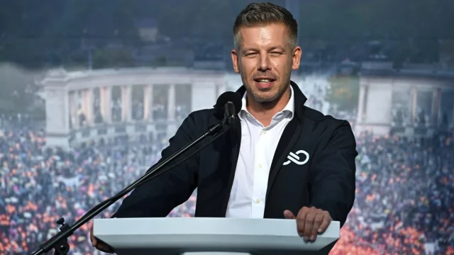 Magyar Péter Veszprémben beszélt a társadalmi megbékélésről