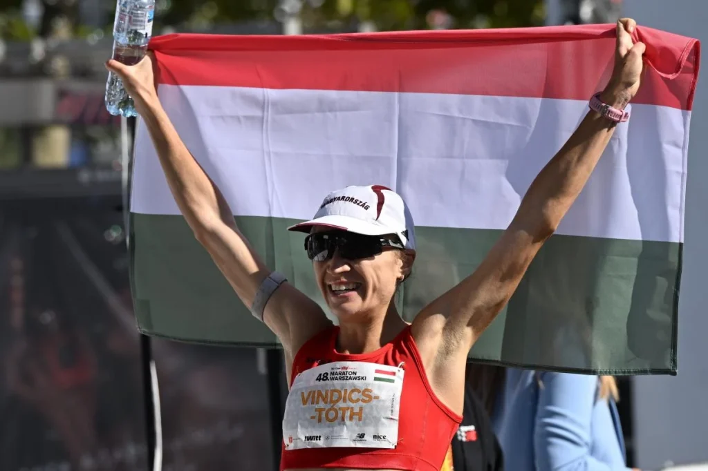 Országos csúccsal nyerte meg a Varsó Marathont Vindics-Tóth Lili Anna