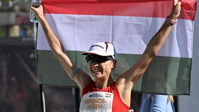 Országos csúccsal nyerte meg a Varsó Marathont Vindics-Tóth Lili Anna