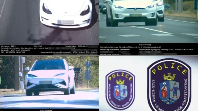 Sebességtúllépések és halálos balesetek a múlt héten Bács-Kiskun vármegyében