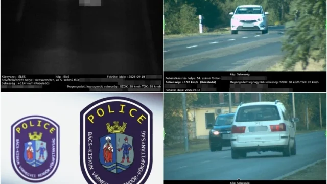 Balesetek és súlyos közlekedési szabályszegések Bács-Kiskun vármegyében