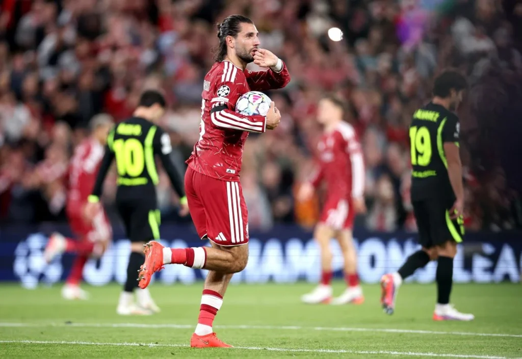 Szoboszlai Dominik góllal járult hozzá a Liverpool BL-győzelméhez