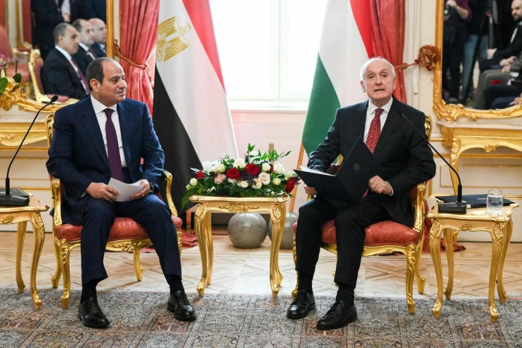Baka András fogadta Abdel-Fattáh esz-Szíszi egyiptomi elnököt