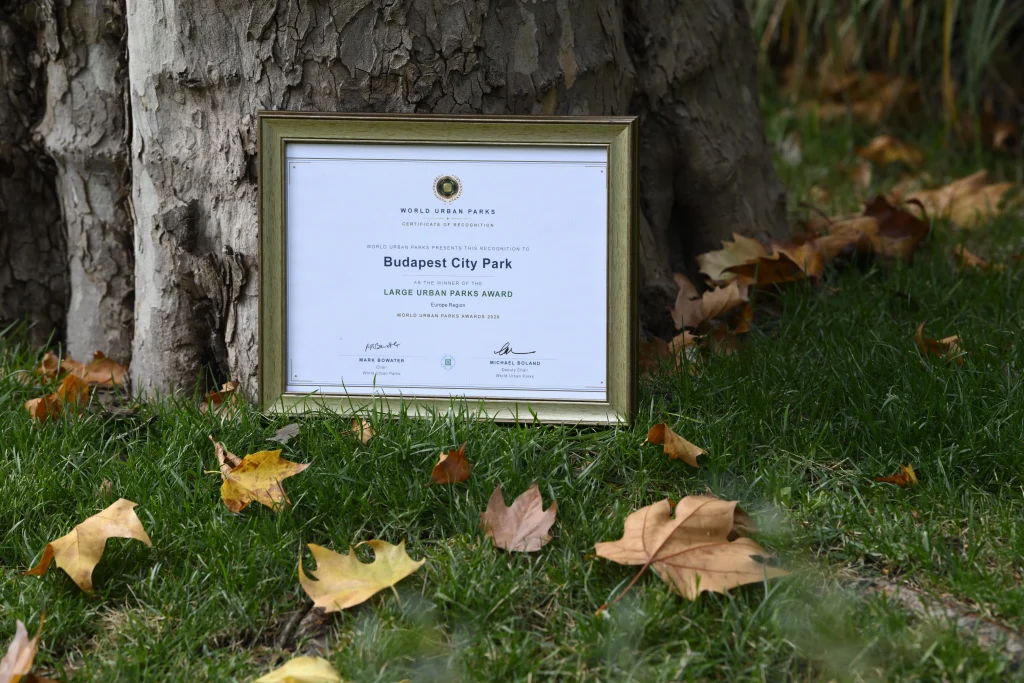A Városliget nyerte el a World Urban Parks európai nagyvárosi parkoknak járó díját