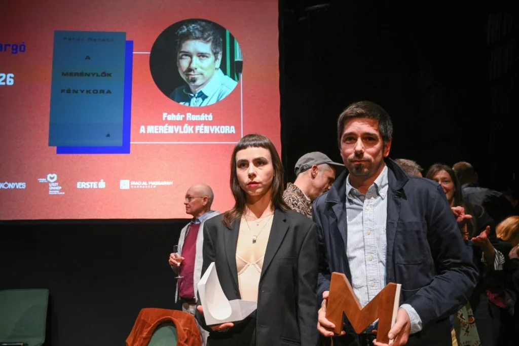 Fehér Renátó kapta a 2026-os Margó-díjat
