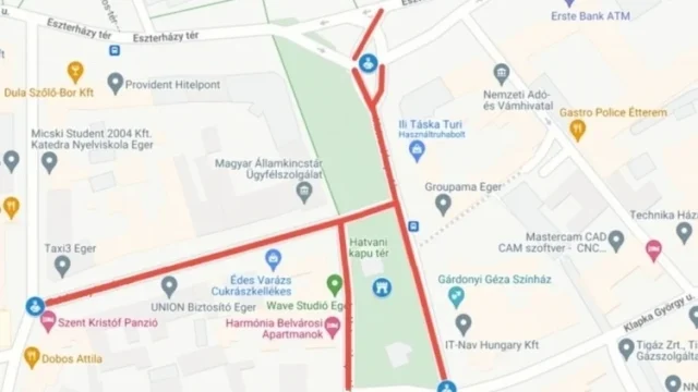 Október 23-ai ünnepség miatt vezet be forgalomkorlátozást a rendőrség Egerben