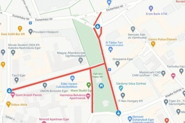 Október 23-ai ünnepség miatt vezet be forgalomkorlátozást a rendőrség Egerben