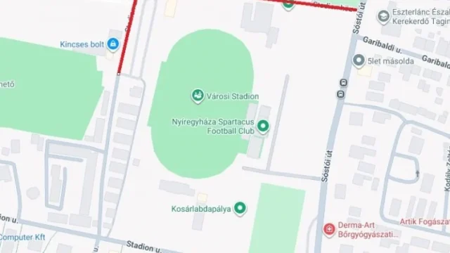Forgalomkorlátozások Nyíregyházán a Nyíregyháza Spartacus FC – Kispest Honvéd FC mérkőzés miatt