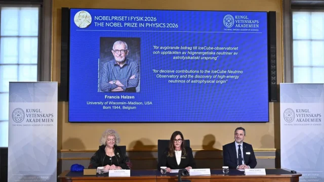 Francis Halzen részecskefizikus kapja az idei fizikai Nobel-díjat