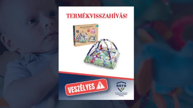 Fulladásveszély miatt hívtak vissza egy a Temun értékesített bébi játszószőnyeget és labdamedencét