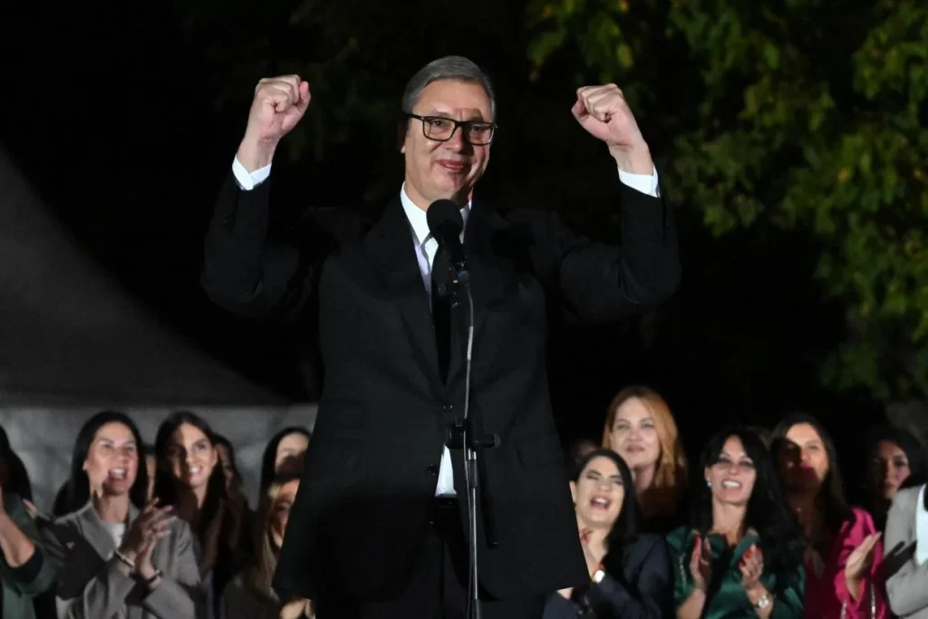 Győzelemre készül Aleksandar Vucic a szerbiai előrehozott választáson