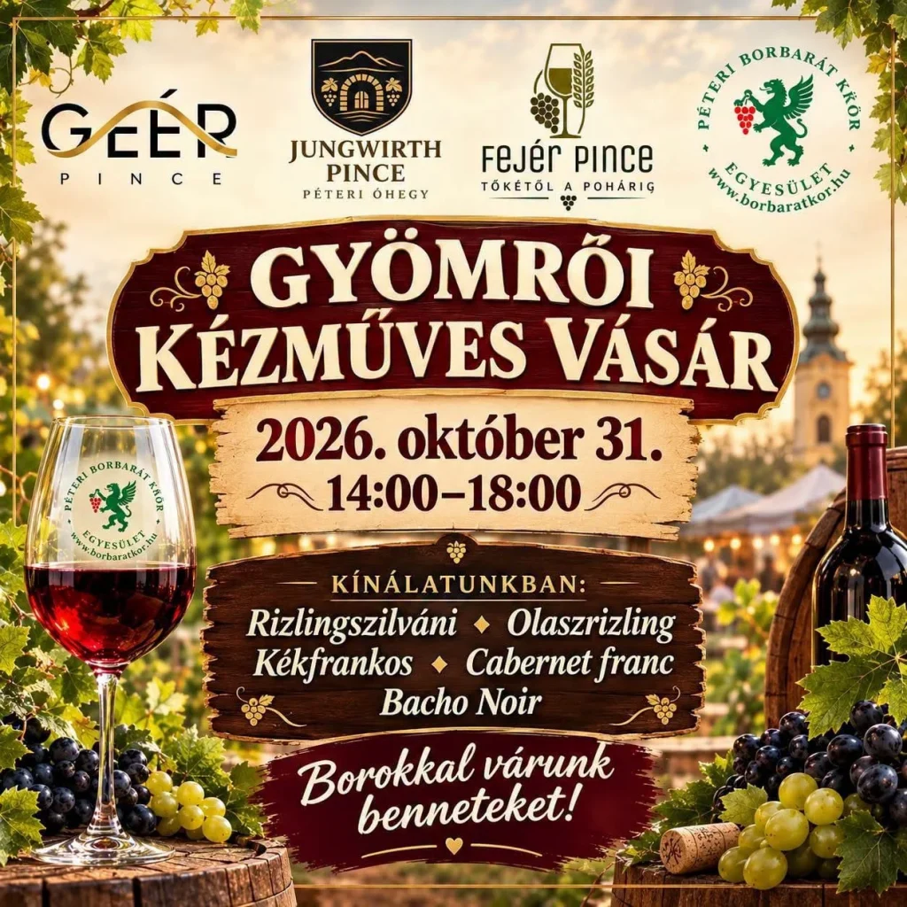 Halloweeni kézműves vásár és borkóstoló szombaton Gyömrőn
