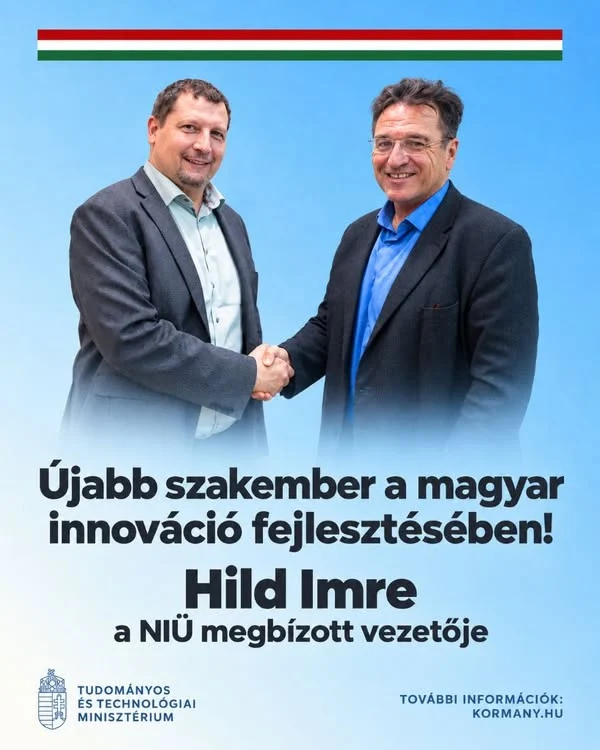 Hild Imre lett a Nemzeti Innovációs Ügynökség új megbízott vezérigazgatója