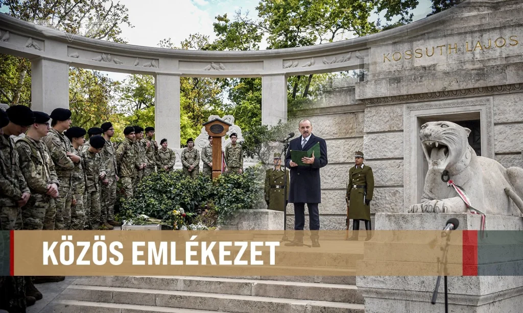 Megemlékezést tartottak az 1848-49-es forradalom és szabadságharc hőseiről a Fiumei úti sírkertben