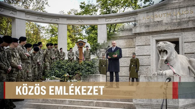 Megemlékezést tartottak az 1848-49-es forradalom és szabadságharc hőseiről a Fiumei úti sírkertben