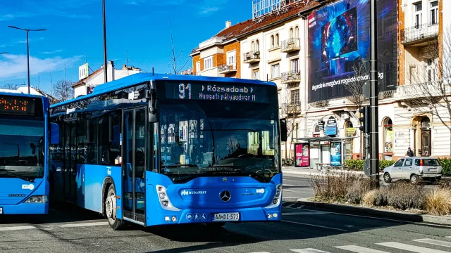 Húsz új Mercedes-Benz Citaro K típusú autóbuszt szerez be a BKV a budapesti közlekedéshez