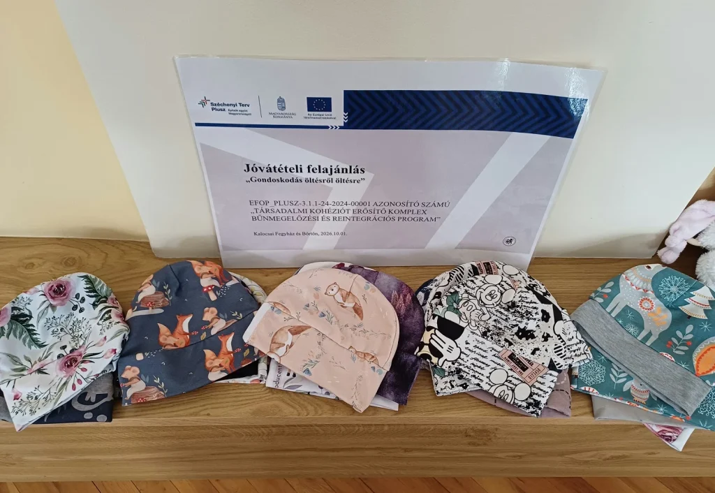 Gondoskodás öltésről-öltésre: jóvátételi program a Kalocsai Fegyházban