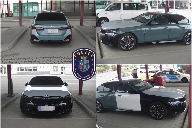 Körözött BMW-t foglaltak le a tompai határátkelőhelyen a rendőrök