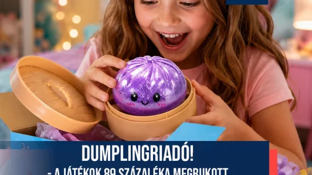 Súlyos egészségügyi kockázatot jelentenek a vizsgált squishy dumpling játékok